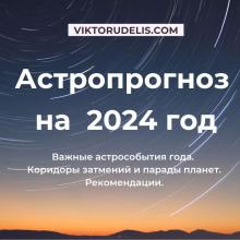 Астропрогноз на 2024 год: важные события и рекомендации.
